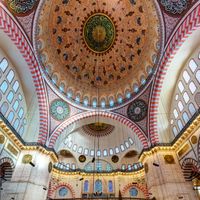 Interior of the Süleymaniye Mosque