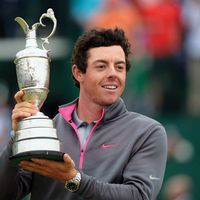 Rory McIlroy with the Claret Jug